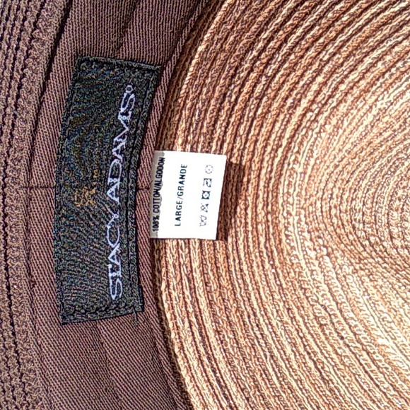 Stacey Adams headwear for men,  woven, brown multi tan, large, NWT - Picture 8 of 13